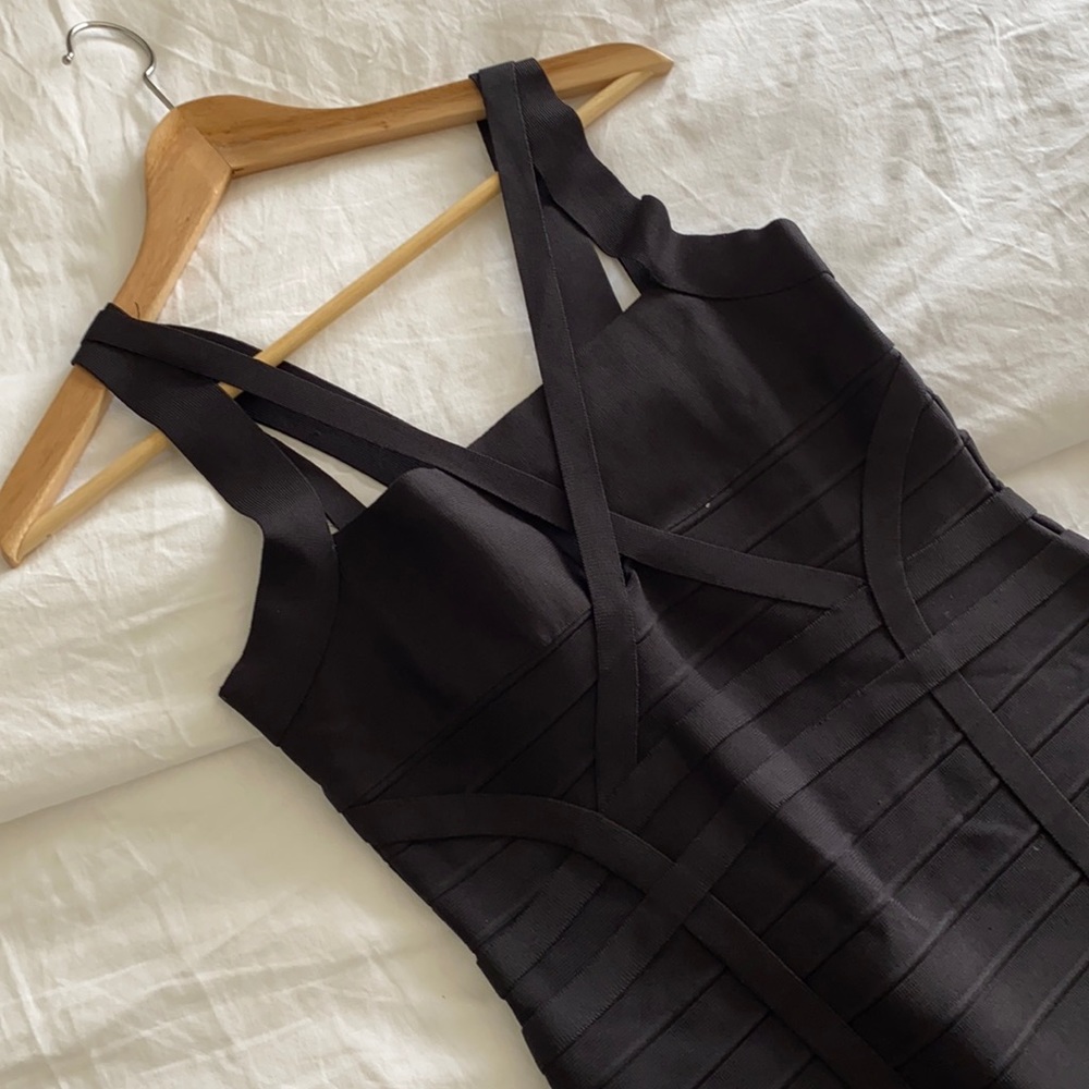 Herve Léger bodycon Little Black Dress